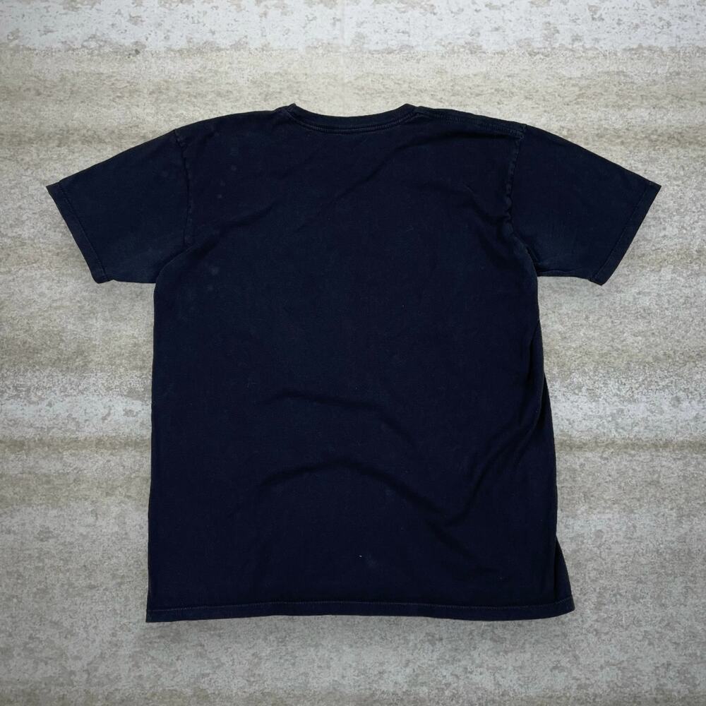 Vintage Y2K Star Wars Lightsaber Shirt Mens M Jet Black Cotton Short Sleeve - Picture 2 of 4